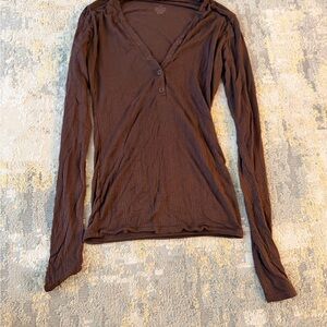 Negative Underwear Chocolate Long Sleeve Tee